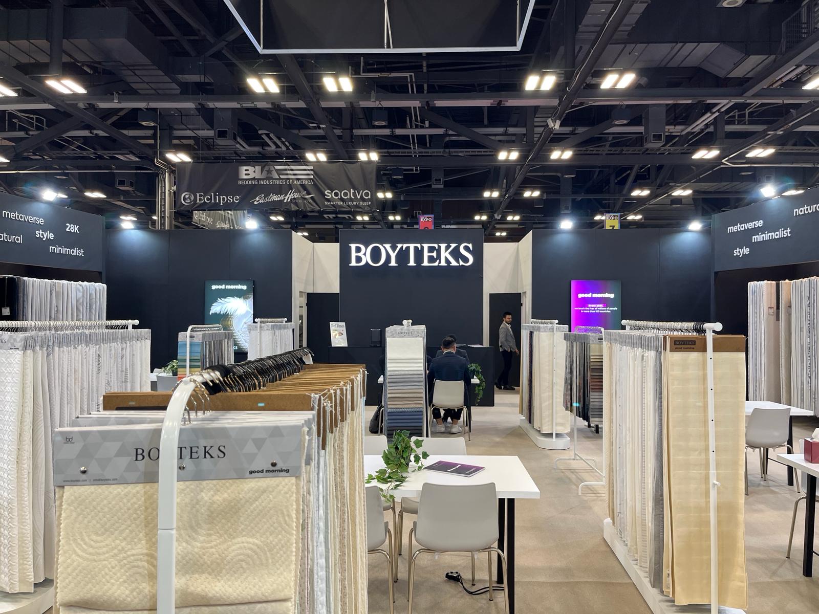 BOYTEKS booth at Las Vegas trade show