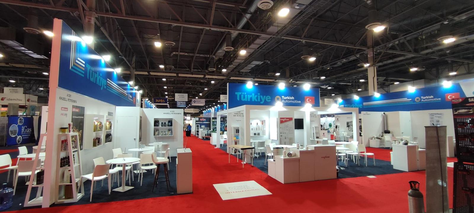 Türkiye Pavilion at Turkish Automotive show in Las Vegas