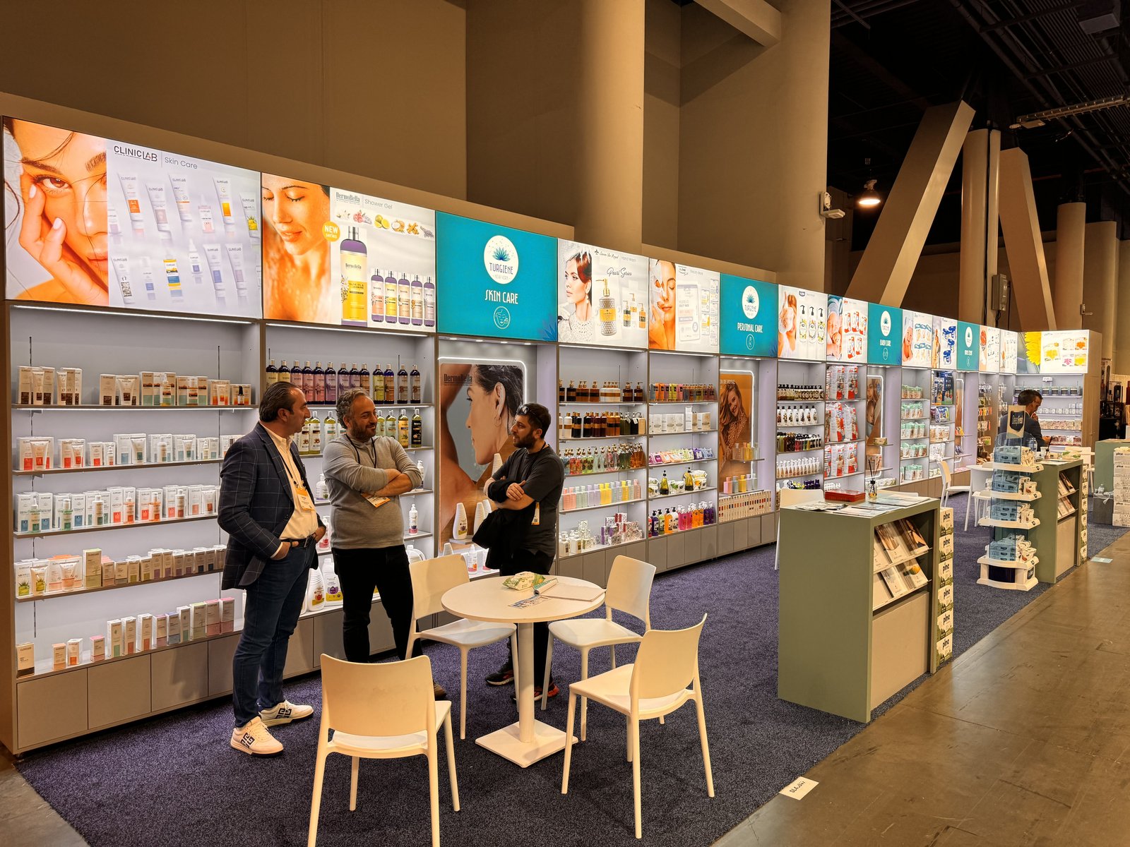 Turgine 2024 — Türkiye Personal Care booth (Cliniclab, Dermobella, Turgiene)